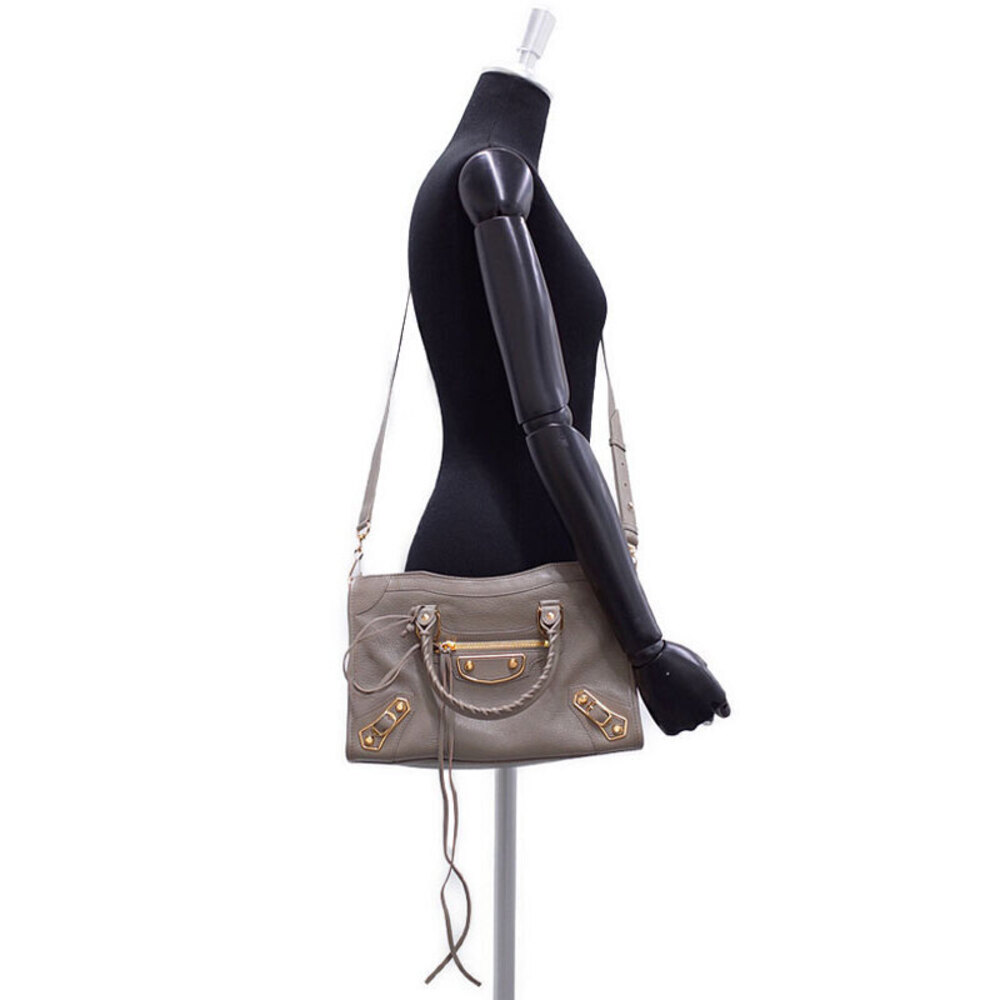 Balenciaga Classic Metallic City Shoulder Bag - Picture 9 of 9